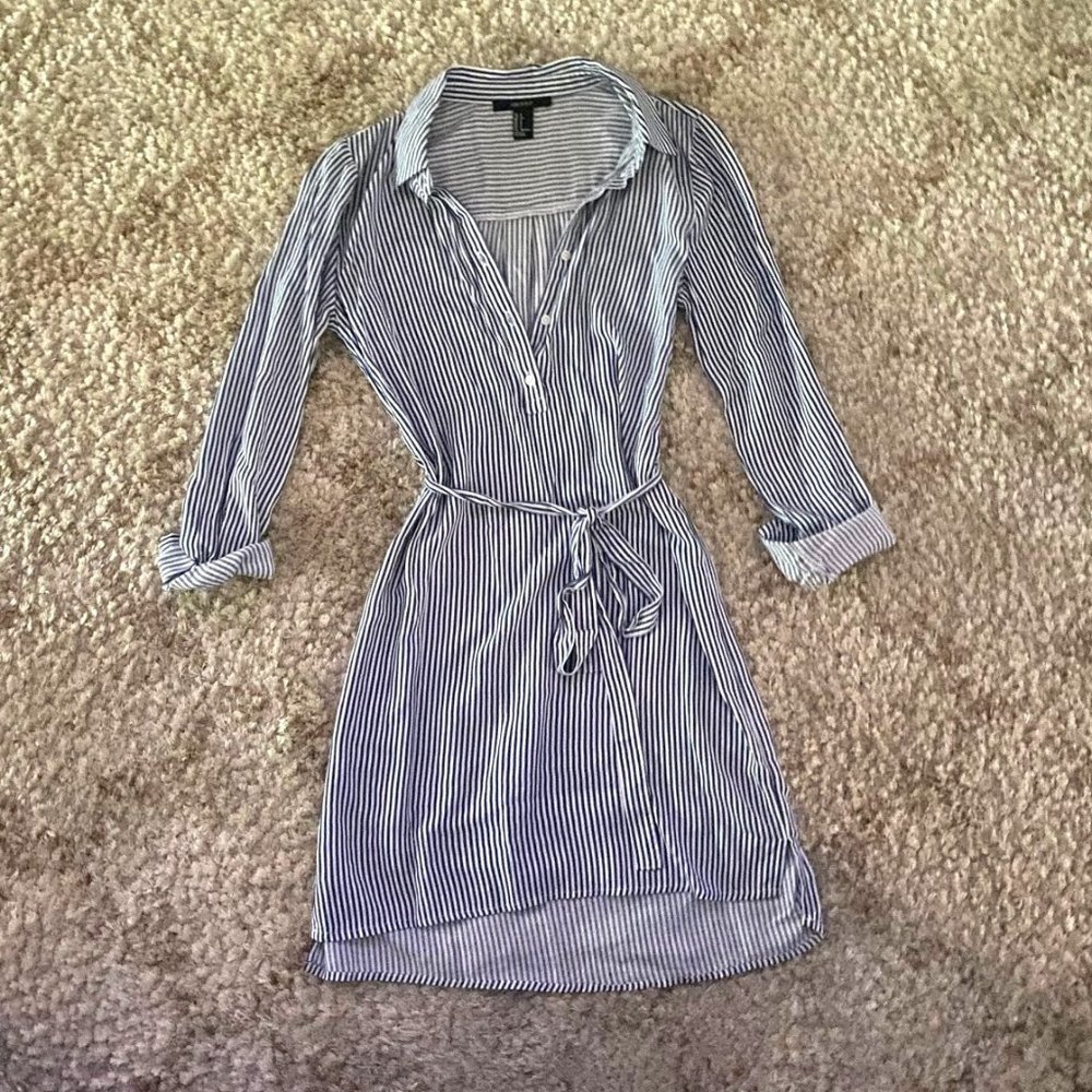 Forever 21 Striped Summer Dress with Matching Belt